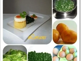 Rezept: ♣ Kartoffel-Ei Türmchen mit Blattspinat ♣ Bild Nr. 15 ♣ Kartoffel-Ei Türmchen mit Blattspinat ♣ - Rezept - Bild Nr. 15