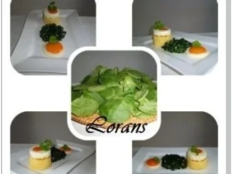 Rezept: ♣ Kartoffel-Ei Türmchen mit Blattspinat ♣ Bild Nr. 9 ♣ Kartoffel-Ei Türmchen mit Blattspinat ♣ - Rezept - Bild Nr. 9