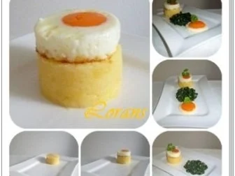 Rezept: ♣ Kartoffel-Ei Türmchen mit Blattspinat ♣ Bild Nr. 3 ♣ Kartoffel-Ei Türmchen mit Blattspinat ♣ - Rezept - Bild Nr. 3