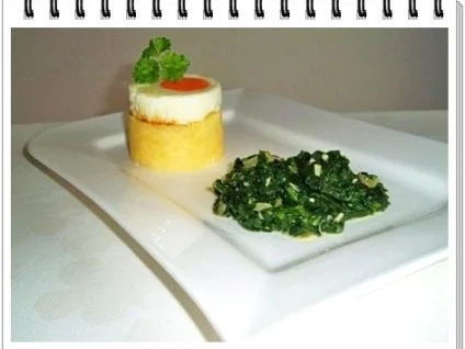 Rezept: ♣ Kartoffel-Ei Türmchen mit Blattspinat ♣ Bild Nr. 13 ♣ Kartoffel-Ei Türmchen mit Blattspinat ♣ - Rezept - Bild Nr. 13