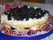 Rezept: Heidelbeer-Brandteig Torte Heidelbeer-Brandteig Torte - Rezept
