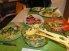 Spanferkelrollbraten bei NT und Spargel in Alufolie - Rezept
