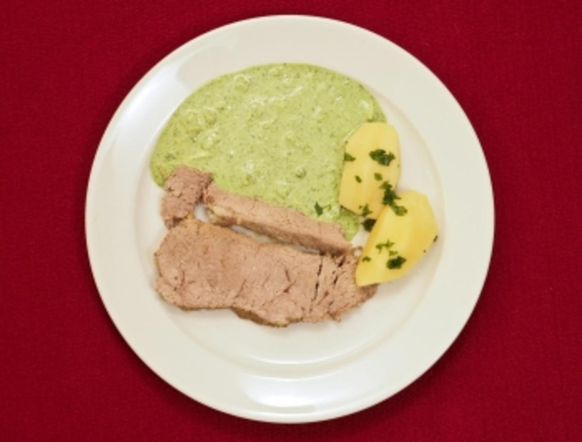 Tafelspitz vom Milchkalb mit Frankfurter Soße und Kartoffeln (Robert Treutel) - Rezept