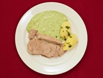 Tafelspitz vom Milchkalb mit Frankfurter Soße und Kartoffeln (Robert Treutel) - Rezept