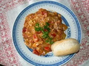 Paprika- Spitzkohlpfanne - Rezept