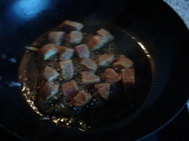 Rezept: Schweinefilet mit Mie-Nudeln aus dem Wok Bild Nr. 4 Schweinefilet mit Mie-Nudeln aus dem Wok - Rezept - Bild Nr. 4