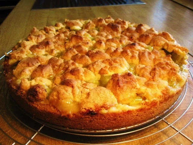 Rezept: Rhabarber-Prasselkuchen ... Bild Nr. 8 Rhabarber-Prasselkuchen ... - Rezept - Bild Nr. 8