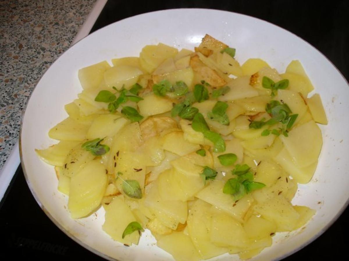 Bratkartoffel mit Champignons - Rezept - Bild Nr. 4