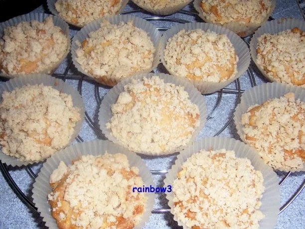 Backen: Gewürzte Apfel-Muffins mit Streusel - Rezept - Bild Nr. 6