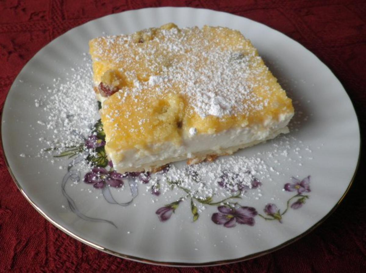 Quarkkuchen mit Eierschecke ... - Rezept - kochbar.de