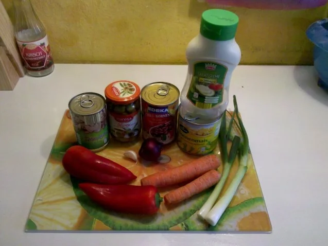 Salat: Verschärfter Nudelsalat! - Rezept - Bild Nr. 4