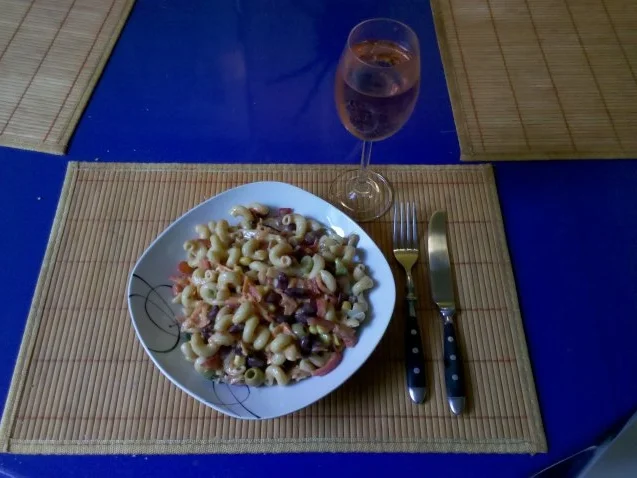 Salat: Verschärfter Nudelsalat! - Rezept - Bild Nr. 6