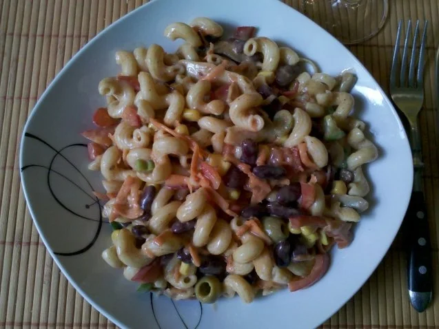 Salat: Verschärfter Nudelsalat! - Rezept - Bild Nr. 9