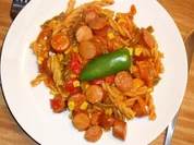 Nudel - Wurst - Pfanne - Rezept