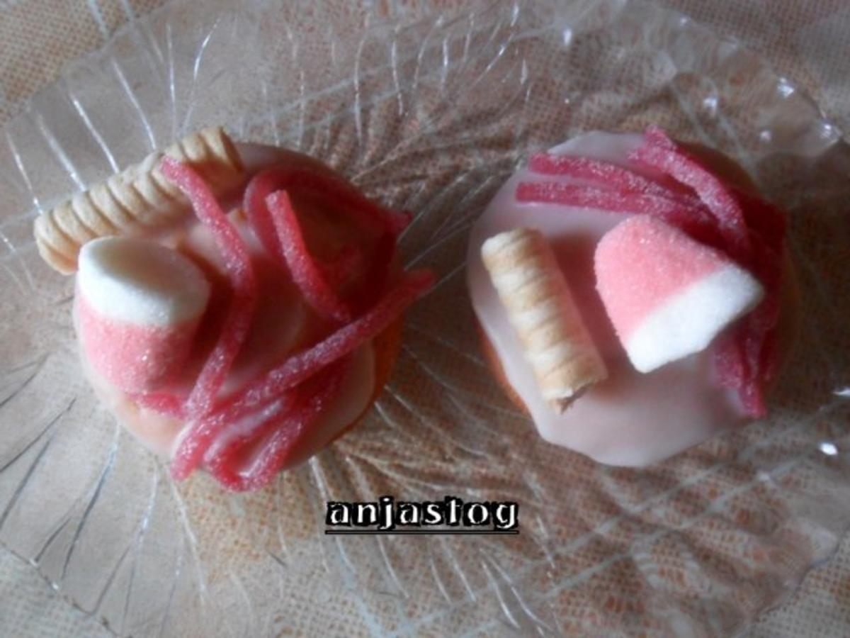 Erdbeeren  Muffins - Rezept