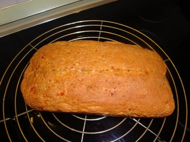 Rezept: Dinkelvollkornbrot mit Mozzarella Bild Nr. 4 Dinkelvollkornbrot mit Mozzarella - Rezept - Bild Nr. 4