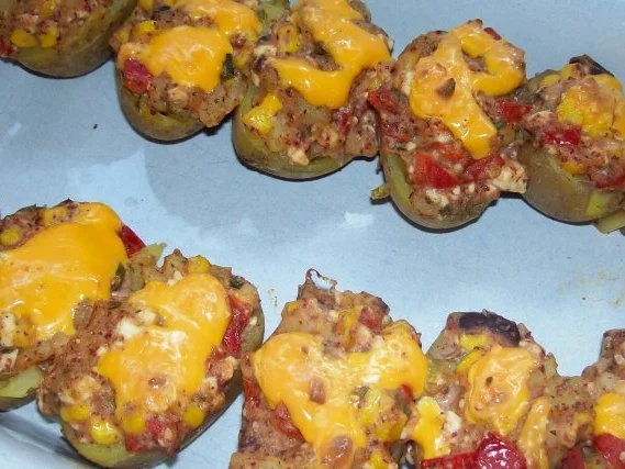 Mexikanische Ofenkartoffeln mit Dip - Rezept - Bild Nr. 7