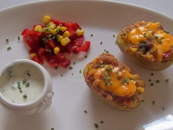 Mexikanische Ofenkartoffeln mit Dip - Rezept - Bild Nr. 8