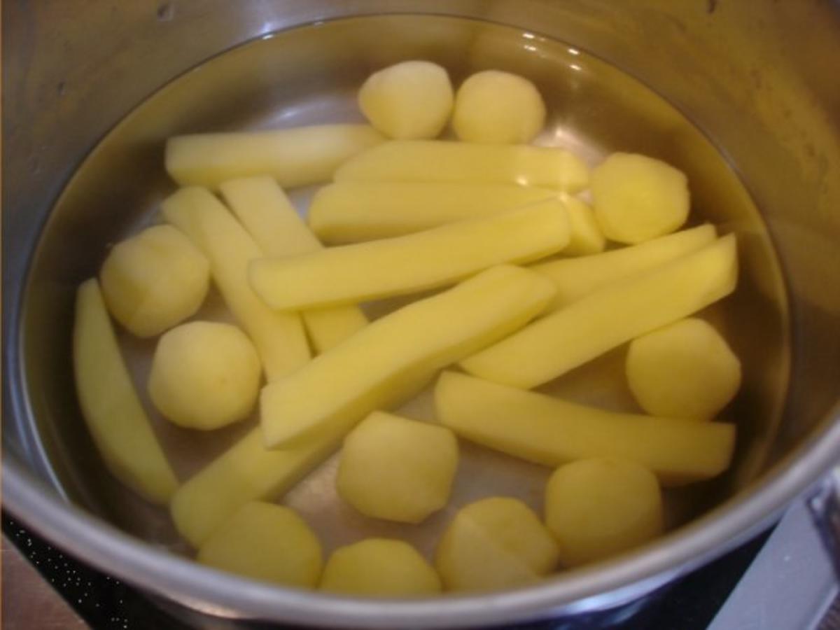 Kartoffeln in Pommes frites- und Bällchenform - Rezept - Bild Nr. 8