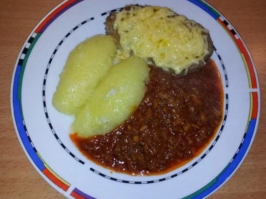 Rezept: Schweinenackensteak mit Pfifferling - Tomatensoße nach Dieter Neumaier Bild Nr. 35 Schweinenackensteak mit Pfifferling - Tomatensoße nach Dieter Neumaier - Rezept - Bild Nr. 35