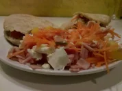 Abendbrot: Gefülltes Pitabrot - Rezept