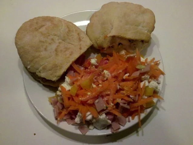 Abendbrot: Gefülltes Pitabrot - Rezept - Bild Nr. 6