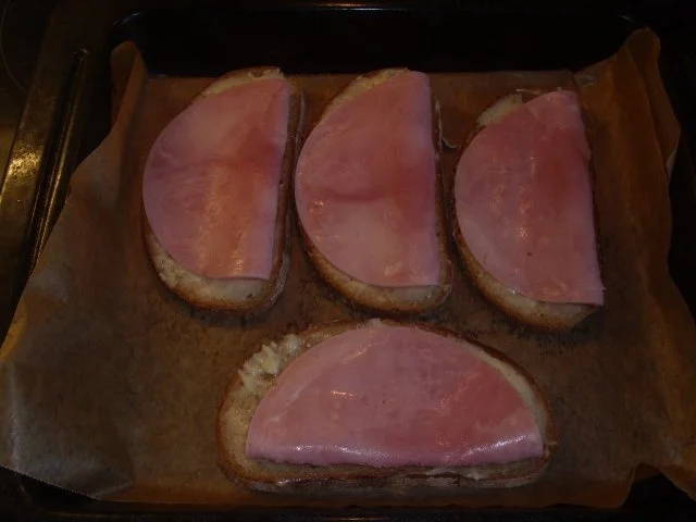 Überbackenes Spargel-Schinkenbrot - Rezept - Bild Nr. 4