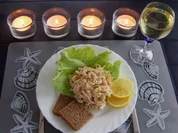 Dänischer Nudelsalat mit Shrimps - Rezept