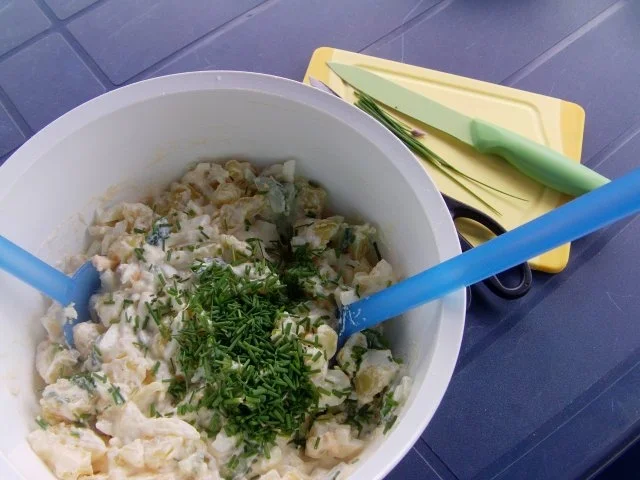 Dänischer Kartoffelsalat"Bunken Camping" - Rezept - Bild Nr. 4