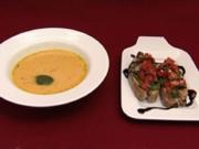 Karotten-Ingwersuppe mit Dubai-Pesto (Senta-Sofia Delliponti) - Rezept