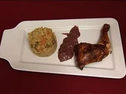 Rezept: Maispoulardenbrust in orientalischem Pesto mit Pilz Risotto (Senta-Sofia Delliponti) Maispoulardenbrust in orientalischem Pesto mit Pilz Risotto (Senta-Sofia Delliponti) - Rezept