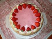 Erdbeertorte mit Marzipan - Rezept