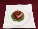 Rezept: Lachsfilet mit Rote-Bete-Graupenrisotto auf Wasabi-Schaum (Isabell Horn) Lachsfilet mit Rote-Bete-Graupenrisotto auf Wasabi-Schaum (Isabell Horn) - Rezept