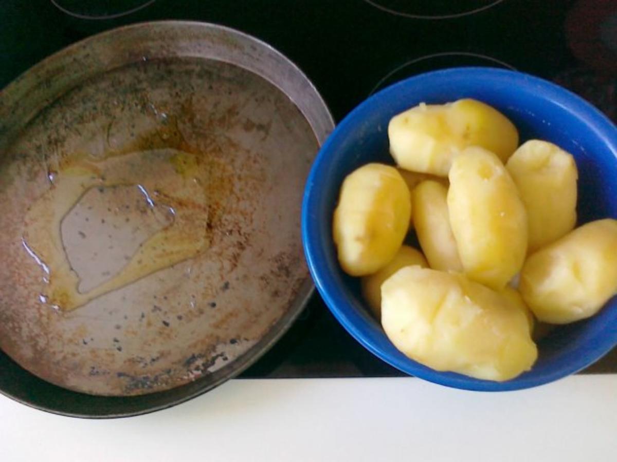Gesund  Kartoffel -- Pikante Kartoffel Ecken aus dem Ofen.. - Rezept - Bild Nr. 7