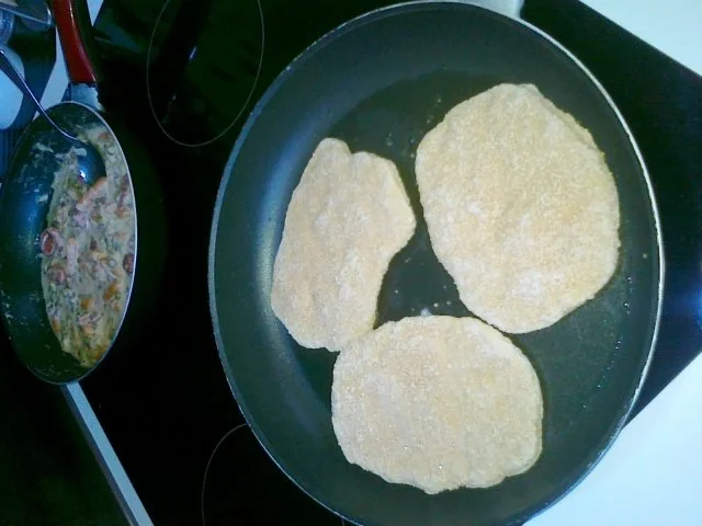 Schnitzel Bolognese mit Nudeln aus dem Ofen  --  Schnell und Lecker - Rezept - Bild Nr. 2