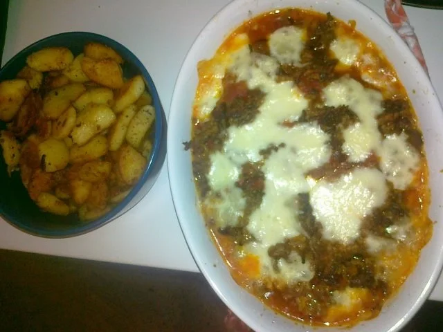 Schnitzel Bolognese mit Nudeln aus dem Ofen  --  Schnell und Lecker - Rezept - Bild Nr. 11