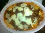 Schnitzel Bolognese mit Nudeln aus dem Ofen  --  Schnell und Lecker - Rezept