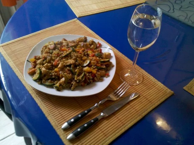 Rezept: Fisch: Fischpfanne mit Grünkern Bild Nr. 11 Fisch: Fischpfanne mit Grünkern - Rezept - Bild Nr. 11