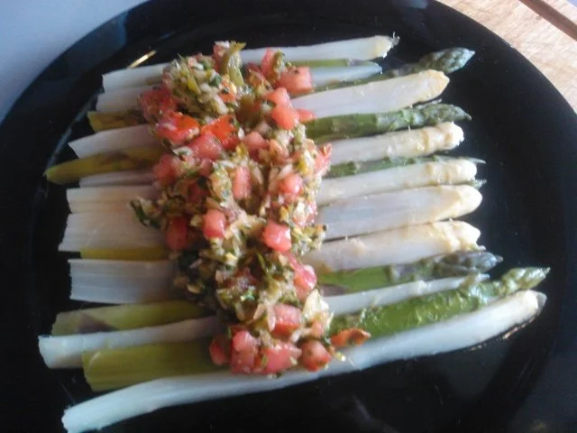 Spargel-Carpaccio mit Jalapeno-Salsa (Feuer pur) - Rezept - Bild Nr. 5