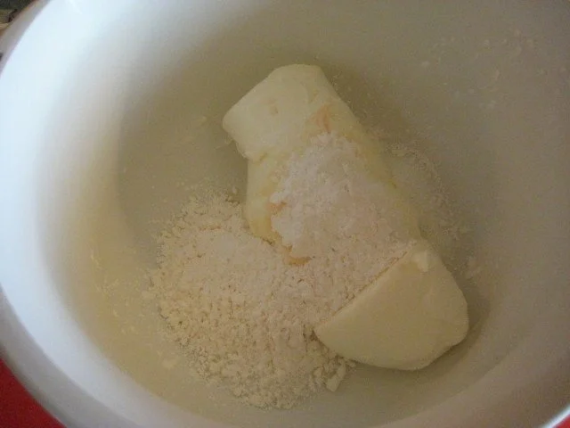 Rezept: ** Rez. 250 ** Rhabarberkuchen mit Schmandguss Bild Nr. 7 ** Rez. 250 ** Rhabarberkuchen mit Schmandguss - Rezept - Bild Nr. 7