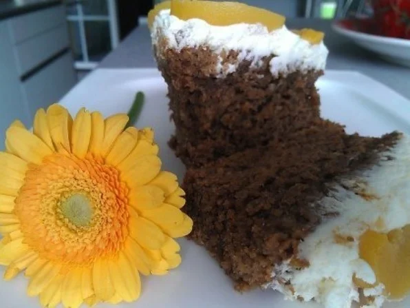 Nussnougat Schnitten mit Pfirsich Sahnehaube - Rezept - Bild Nr. 18