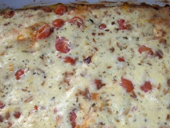 Schnelles Nudelgratin mit würziger Käsecreme und Cherrytomaten - Rezept - Bild Nr. 9