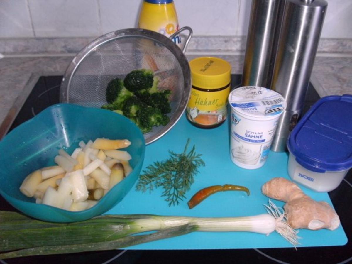 Broccoli-Spargel-Creme-Suppe - Rezept - Bild Nr. 2