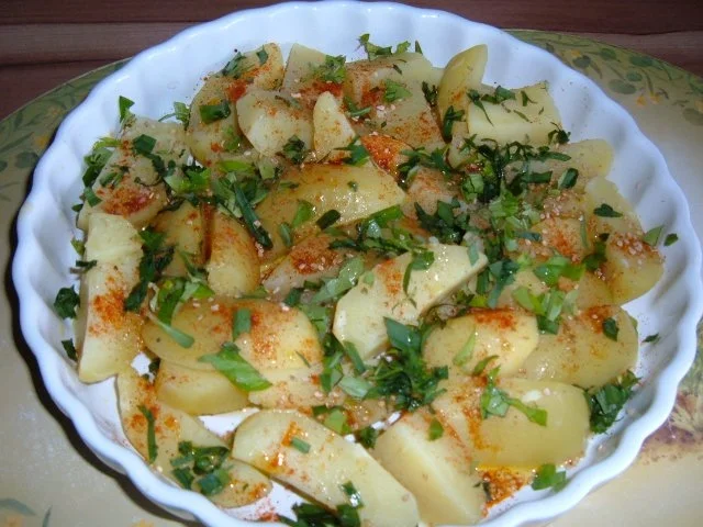 Beilagen :Kartoffeln überbacken...mit Kräutern aus dem Garten - Rezept - Bild Nr. 4