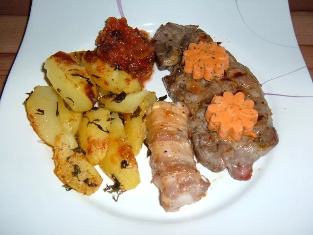 Beilagen :Kartoffeln überbacken...mit Kräutern aus dem Garten - Rezept - Bild Nr. 6