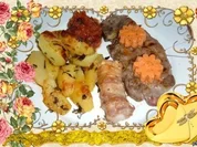 Beilagen :Kartoffeln überbacken...mit Kräutern aus dem Garten - Rezept