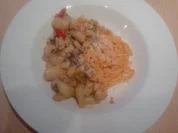 Die Pfanne ohne Panne oder Spargel & friends mit feiner Pasta veredelt - Rezept