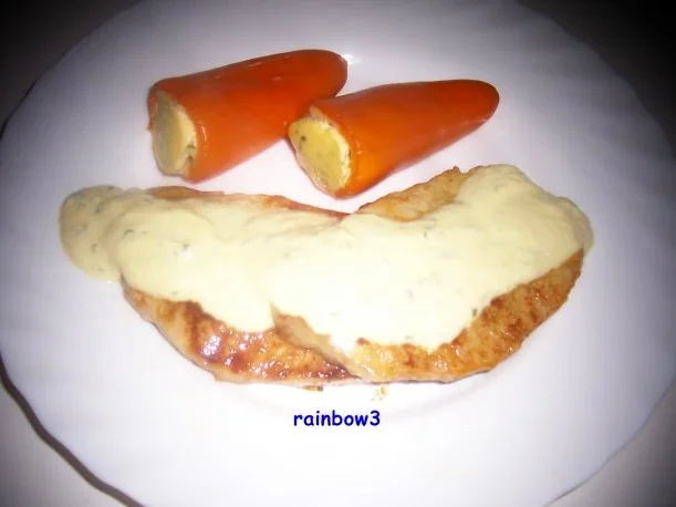 Kochen: Gefüllte Spitzpaprikaschoten zu Minutensteaks - Rezept