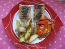 Lachs mit Rosmarinbutter - Rezept