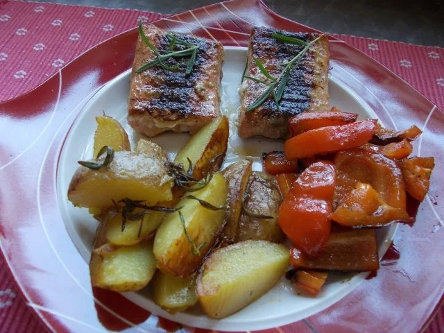 Lachs mit Rosmarinbutter - Rezept - Bild Nr. 4